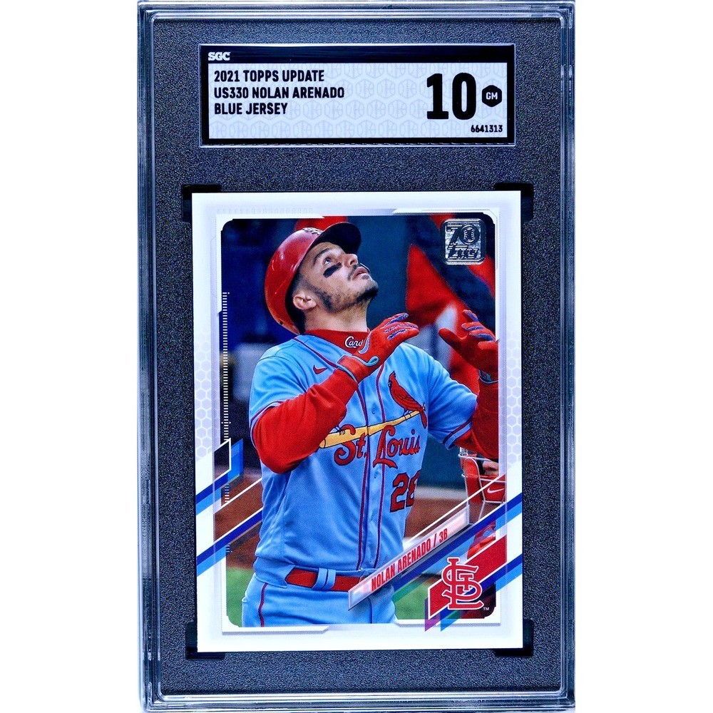 2021 Topps Update Series - SP Variation Nolan Arenado #US330 SGC 10 GEM